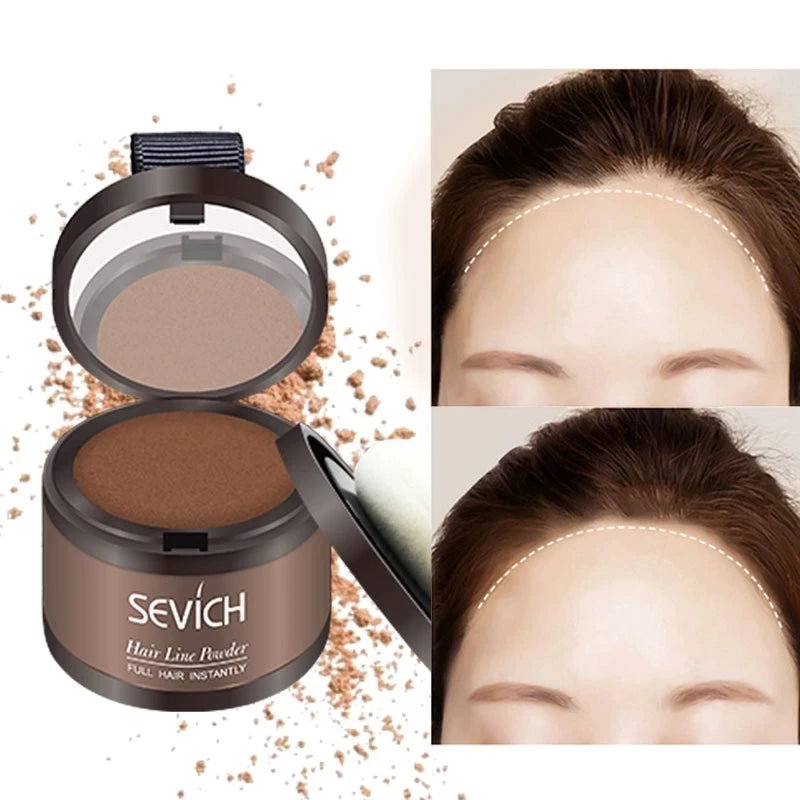 Sevich Hairline Powder 4g Hairline Shadow Powder Trucco Correttore per capelli Copertura naturale Prodotto unisex per la perdita dei capelli
