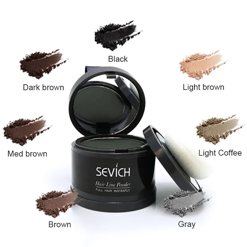 Sevich Hairline Powder 4g Hairline Shadow Powder Trucco Correttore per capelli Copertura naturale Prodotto unisex per la perdita dei capelli