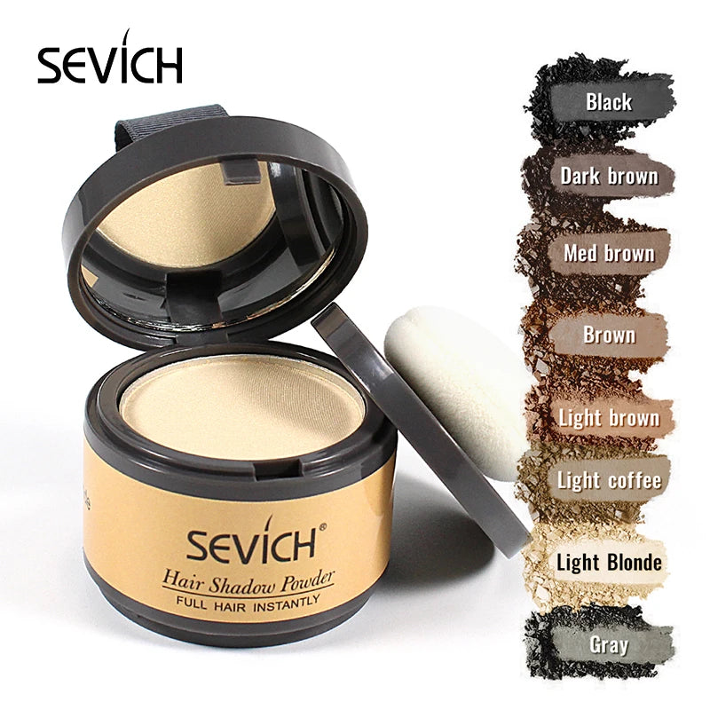 Sevich Hairline Powder 4g Hairline Shadow Powder Trucco Correttore per capelli Copertura naturale Prodotto unisex per la perdita dei capelli