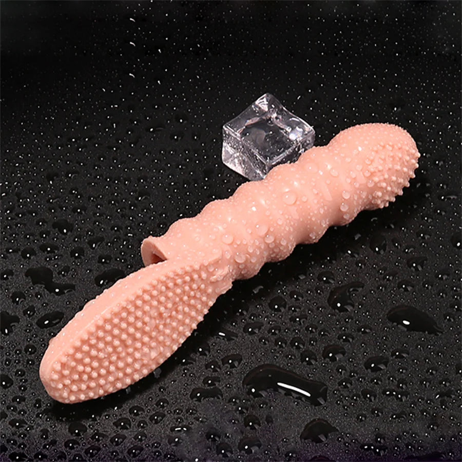 Vibratori per maniche a dito donne Sexy capezzolo seno vaginale clitoride anale uomini pene ano stimolazione massaggiatore giocattoli del sesso per le coppie