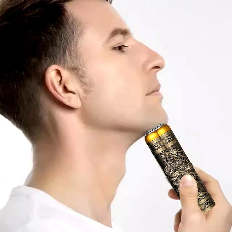 T9 3in1 Rasoio Elettrico Ricaricabile Tagliacapelli per Gli Uomini Tagliacapelli Elettrico Testa di Rasatura Olio Spingitore Elettrico Intagliare Cura