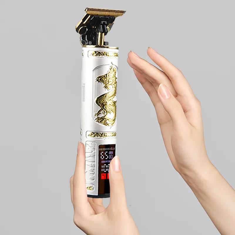 Tagliacapelli professionale per uomo Macchina da taglio Rasatura Taglio di capelli Barba Trimmer Barbiere Cutter Mower Rasoio elettrico da uomo