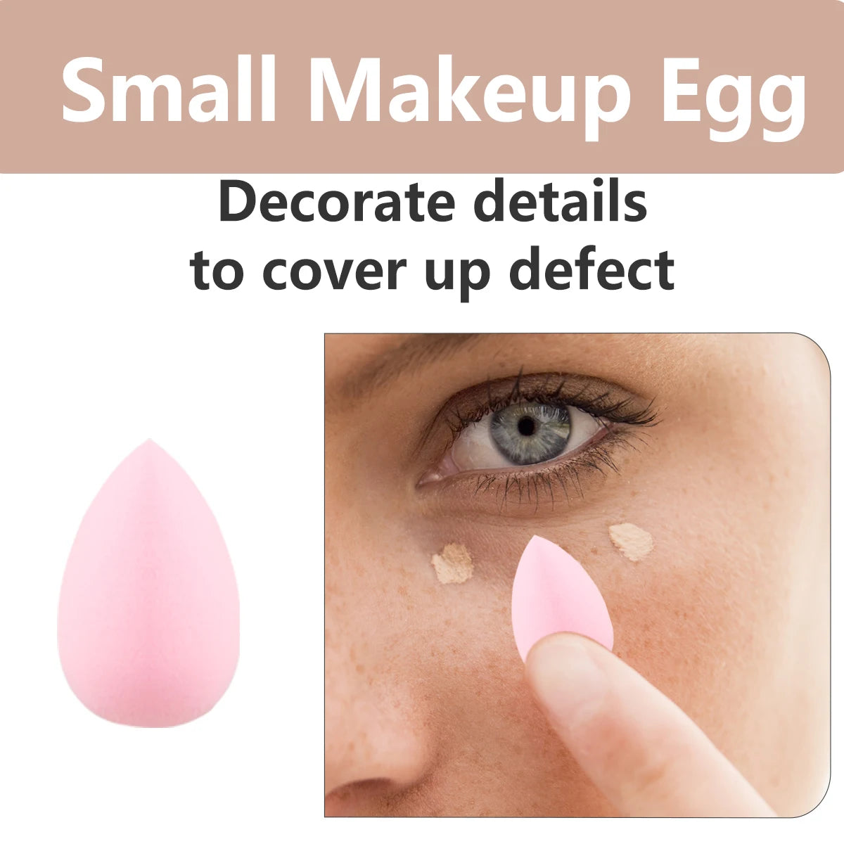 Set pennelli e spugne per trucco, soffio per trucco rosa, fascia per capelli, struccante per polsini, strumento per trucco kit per estensione ciglia fai da te da 8-16 mm