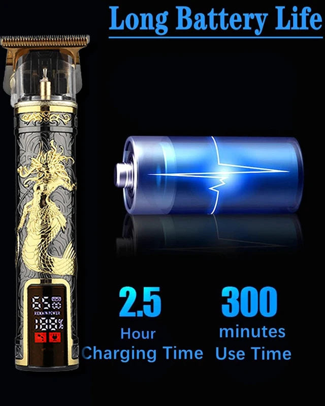 Tagliacapelli professionale per uomo Macchina da taglio Rasatura Taglio di capelli Barba Trimmer Barbiere Cutter Mower Rasoio elettrico da uomo