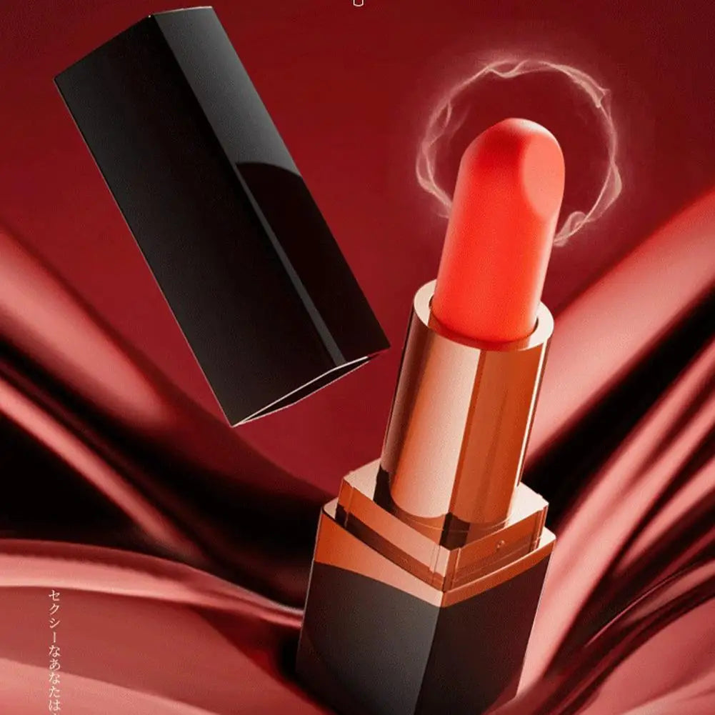 Rossetto Vibratore Del Sesso Del Silicone Del Vibratore Per Le Donne Della Vagina G-Spot Per Adulti Giocattoli Sexy 18+ Ventosa Stimolatore Rossetto Vibratore