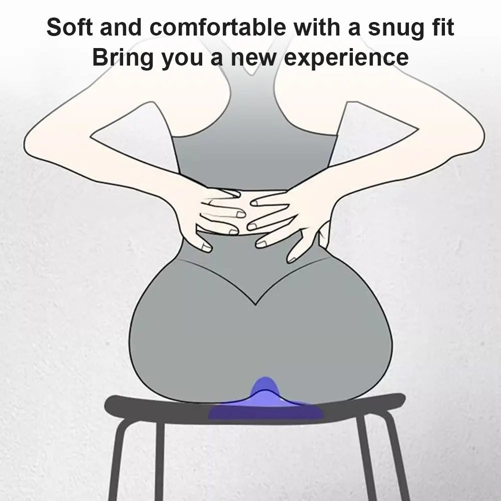 Allenatore elettrico dei muscoli del pavimento pelvico Cuscino per massaggio ricaricabile per esercizi Kegel Attrezzatura ergonomica per l'allenamento del rinforzo dell'anca