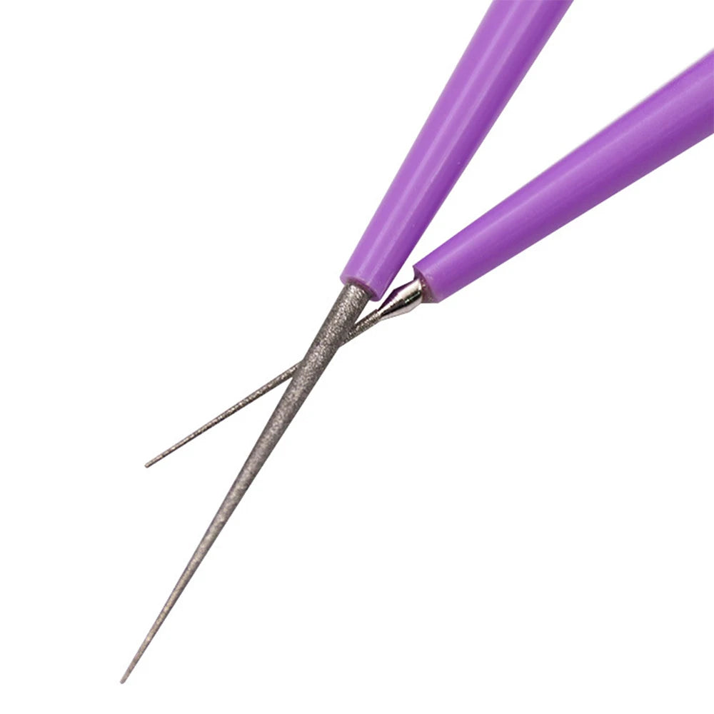 Diamanti Alesatura Ago Trapano Rettifica A Forma di File FAI DA TE Ingrandimento Foro Perlina Alesatore Perle Cristalli Gioielli Giade Strumento di Elaborazione