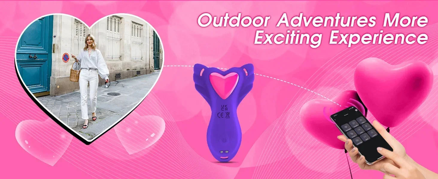 Vibratore per mutandine indossabile femminile con controllo APP Anello vibrante per pene Stimolatore clitorideo 9 Vibrazioni Giocattoli sexy per adulti per coppia