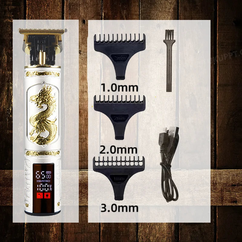Tagliacapelli professionale per uomo Macchina da taglio Rasatura Taglio di capelli Barba Trimmer Barbiere Cutter Mower Rasoio elettrico da uomo