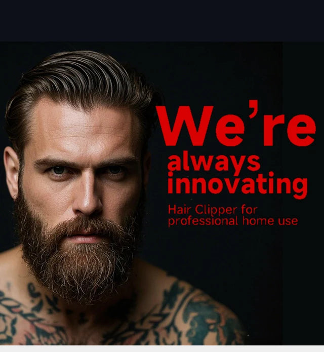 Tagliacapelli professionale per uomo Macchina da taglio Rasatura Taglio di capelli Barba Trimmer Barbiere Cutter Mower Rasoio elettrico da uomo