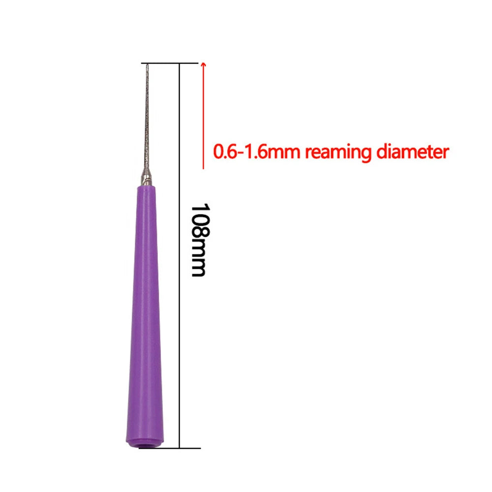 Diamanti Alesatura Ago Trapano Rettifica A Forma di File FAI DA TE Ingrandimento Foro Perlina Alesatore Perle Cristalli Gioielli Giade Strumento di Elaborazione