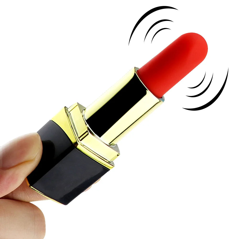 Mini Rossetto Donne Vibratore Vaginale G-spot Dildo Massaggiatore Clitorideo Capezzolo Vuoto Stimolatore di Vibrazione Coppia Femminile Giocattoli Del Sesso