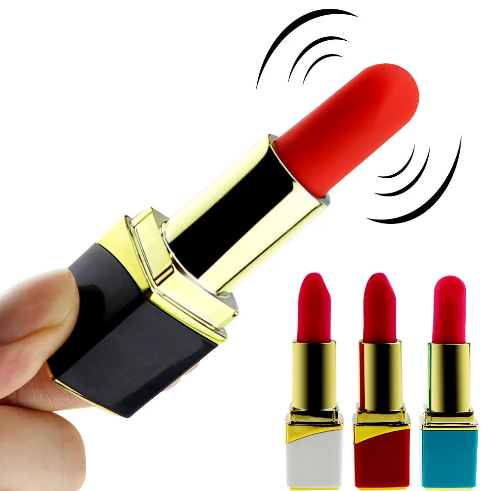 Mini Rossetto Donne Vibratore Vaginale G-spot Dildo Massaggiatore Clitorideo Capezzolo Vuoto Stimolatore di Vibrazione Coppia Femminile Giocattoli Del Sesso