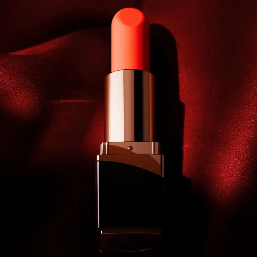 Rossetto Vibratore Del Sesso Del Silicone Del Vibratore Per Le Donne Della Vagina G-Spot Per Adulti Giocattoli Sexy 18+ Ventosa Stimolatore Rossetto Vibratore