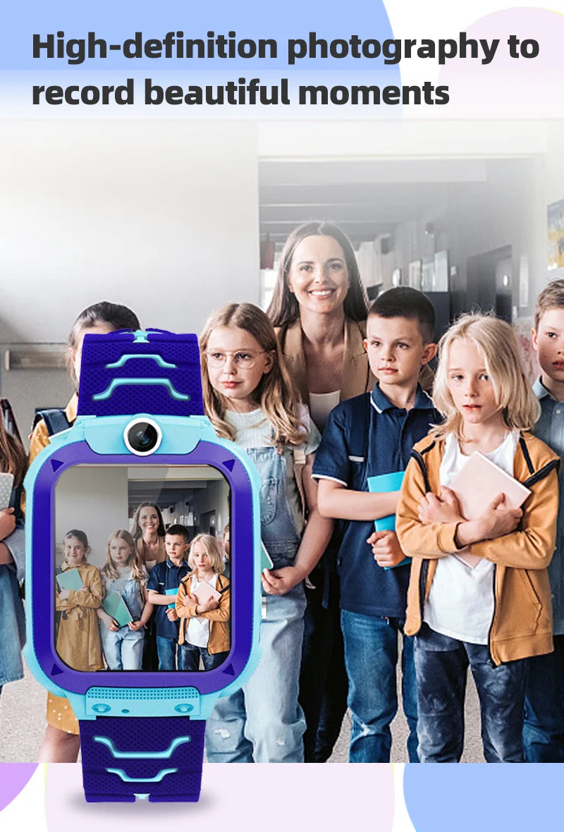 Q12 Kids Smart 2G Chiamata Telefono Orologio Impermeabile Madre Bambini Monitor GPS Ragazzo Ragazze SOS Bambino Sport Orologi digitali Tracker