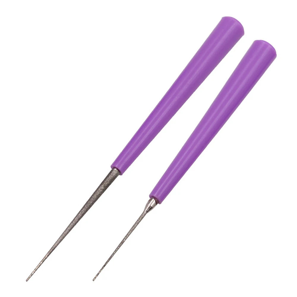 Diamanti Alesatura Ago Trapano Rettifica A Forma di File FAI DA TE Ingrandimento Foro Perlina Alesatore Perle Cristalli Gioielli Giade Strumento di Elaborazione