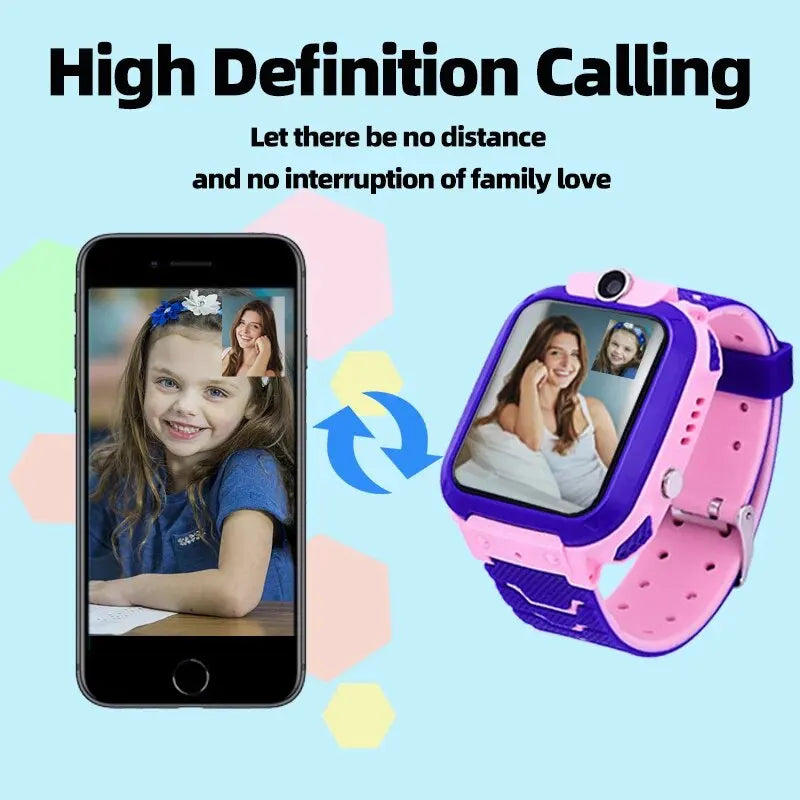 Q12 Kids Smart 2G Chiamata Telefono Orologio Impermeabile Madre Bambini Monitor GPS Ragazzo Ragazze SOS Bambino Sport Orologi digitali Tracker