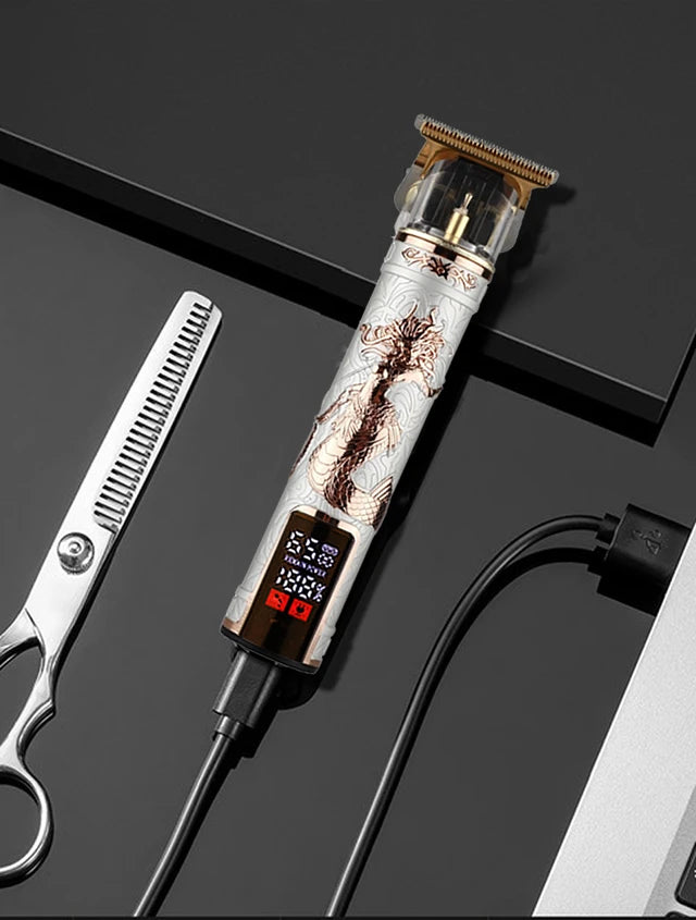 Tagliacapelli professionale per uomo Macchina da taglio Rasatura Taglio di capelli Barba Trimmer Barbiere Cutter Mower Rasoio elettrico da uomo