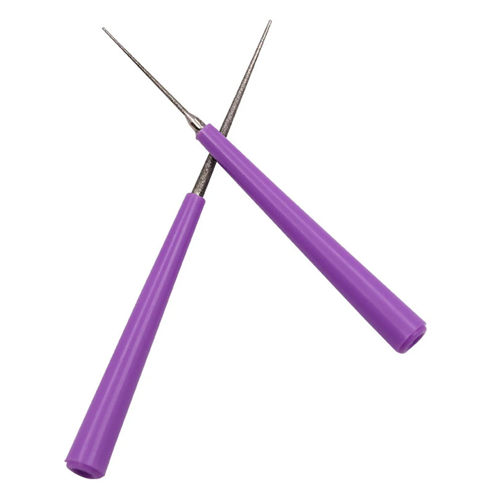 Diamanti Alesatura Ago Trapano Rettifica A Forma di File FAI DA TE Ingrandimento Foro Perlina Alesatore Perle Cristalli Gioielli Giade Strumento di Elaborazione