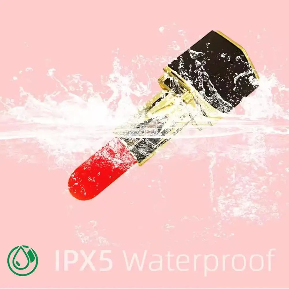 Rossetto Vibratore Del Sesso Del Silicone Del Vibratore Per Le Donne Della Vagina G-Spot Per Adulti Giocattoli Sexy 18+ Ventosa Stimolatore Rossetto Vibratore