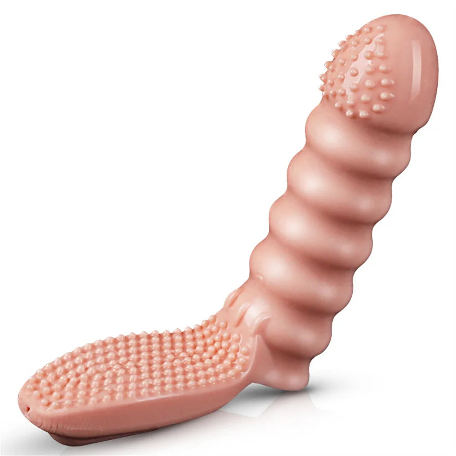 Vibratori per maniche a dito donne Sexy capezzolo seno vaginale clitoride anale uomini pene ano stimolazione massaggiatore giocattoli del sesso per le coppie