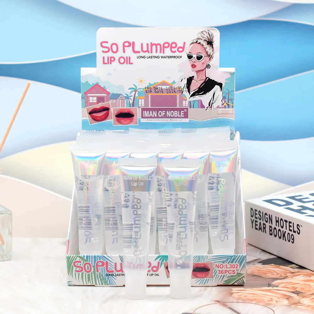 6 Pz Sapore Fruttato Acquoso Lucido Lip Gloss Set Trasparente Lip Gel Idratante Idratante Lip Gloss Donne Labbra Trucco All'ingrosso