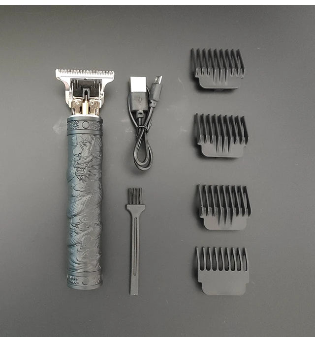 Tagliacapelli professionale per uomo Macchina da taglio Rasatura Taglio di capelli Barba Trimmer Barbiere Cutter Mower Rasoio elettrico da uomo