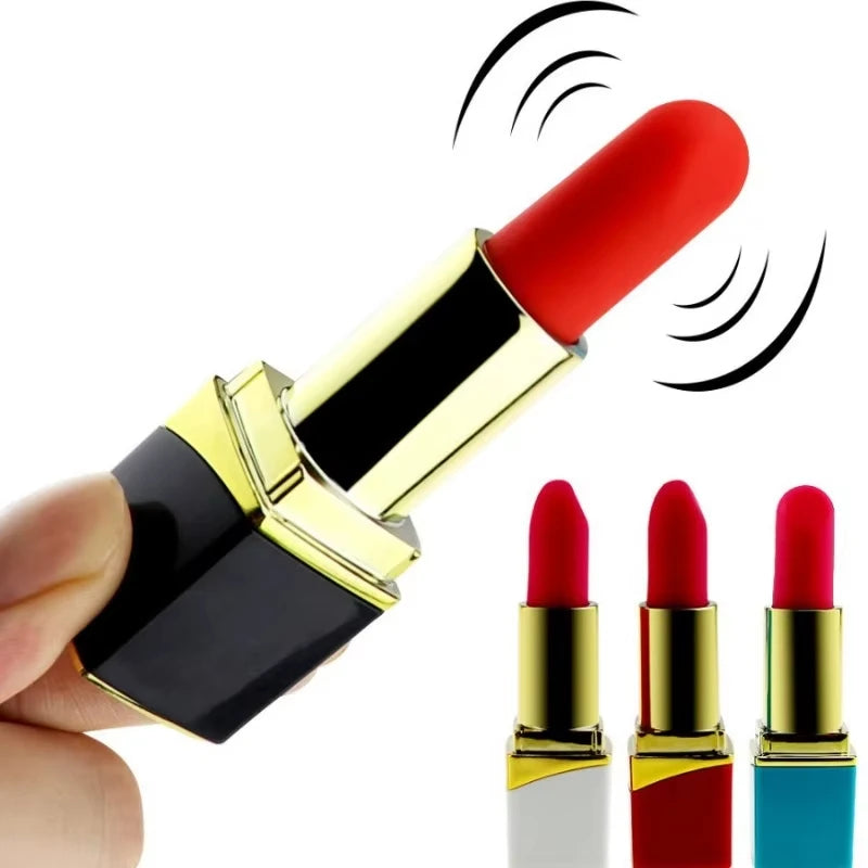 Mini Rossetto Donne Vibratore Vaginale G-spot Dildo Massaggiatore Clitorideo Capezzolo Vuoto Stimolatore di Vibrazione Coppia Femminile Giocattoli Del Sesso