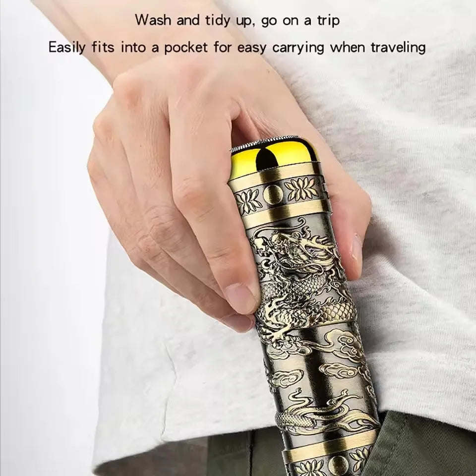 T9 3in1 Rasoio Elettrico Ricaricabile Tagliacapelli per Gli Uomini Tagliacapelli Elettrico Testa di Rasatura Olio Spingitore Elettrico Intagliare Cura