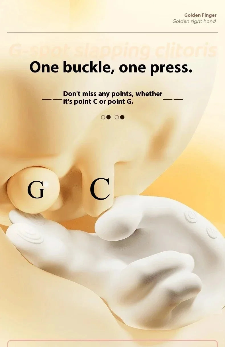 Massaggiatore per le mani Stimolatore clitorideo realistico per battere le dita all'ingrosso con vibratore flessibile per mani riscaldanti