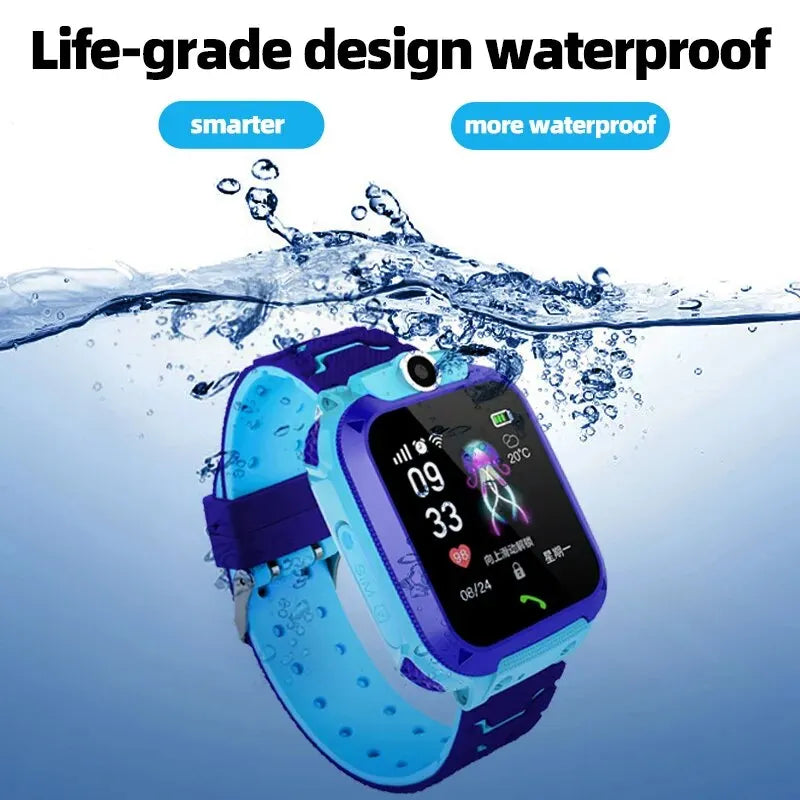 Q12 Kids Smart 2G Chiamata Telefono Orologio Impermeabile Madre Bambini Monitor GPS Ragazzo Ragazze SOS Bambino Sport Orologi digitali Tracker