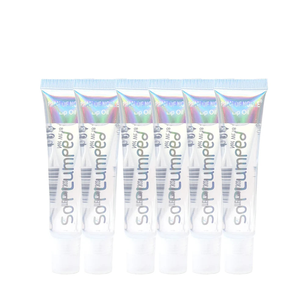 6 Pz Sapore Fruttato Acquoso Lucido Lip Gloss Set Trasparente Lip Gel Idratante Idratante Lip Gloss Donne Labbra Trucco All'ingrosso