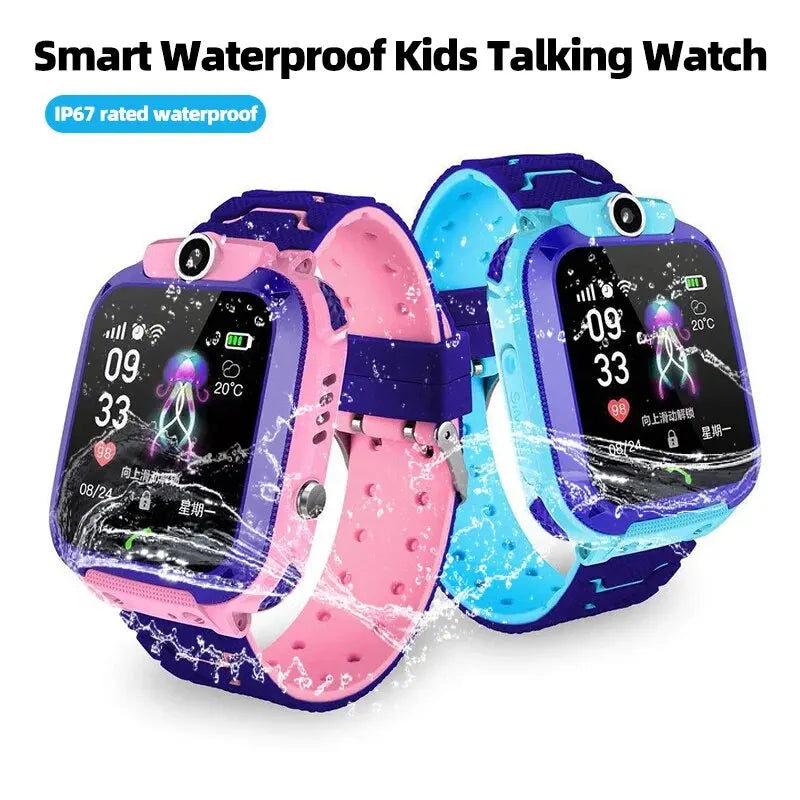 Q12 Kids Smart 2G Chiamata Telefono Orologio Impermeabile Madre Bambini Monitor GPS Ragazzo Ragazze SOS Bambino Sport Orologi digitali Tracker