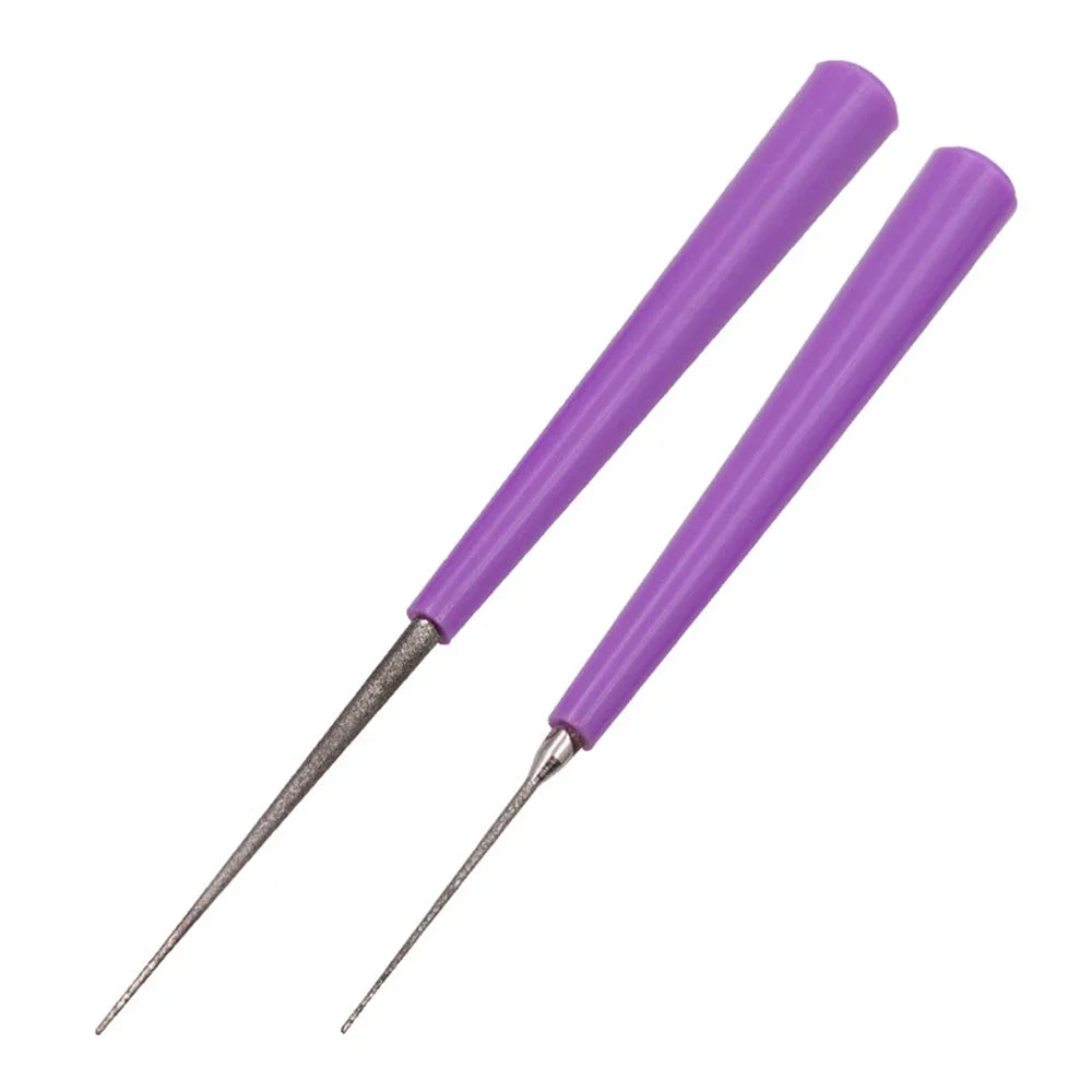 Diamanti Alesatura Ago Trapano Rettifica A Forma di File FAI DA TE Ingrandimento Foro Perlina Alesatore Perle Cristalli Gioielli Giade Strumento di Elaborazione