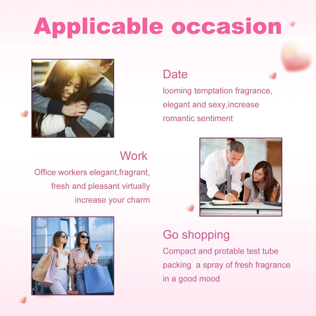 Flirtare Profumo Feromone Olio profumato sessualmente stimolante Fragranza a lunga durata Prodotto sexy per le donne