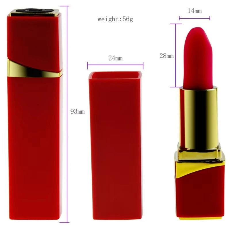 Mini Rossetto Donne Vibratore Vaginale G-spot Dildo Massaggiatore Clitorideo Capezzolo Vuoto Stimolatore di Vibrazione Coppia Femminile Giocattoli Del Sesso