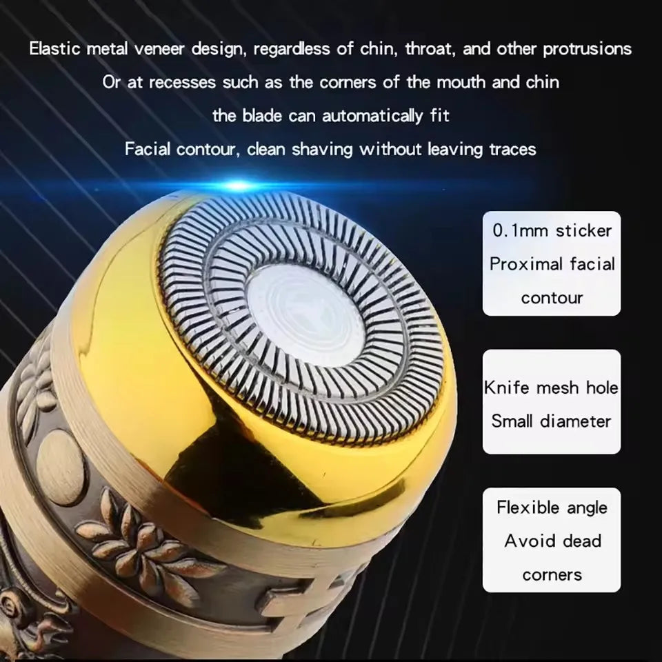 T9 3in1 Rasoio Elettrico Ricaricabile Tagliacapelli per Gli Uomini Tagliacapelli Elettrico Testa di Rasatura Olio Spingitore Elettrico Intagliare Cura