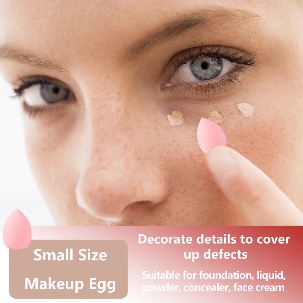 Set pennelli e spugne per trucco, soffio per trucco rosa, fascia per capelli, struccante per polsini, strumento per trucco kit per estensione ciglia fai da te da 8-16 mm