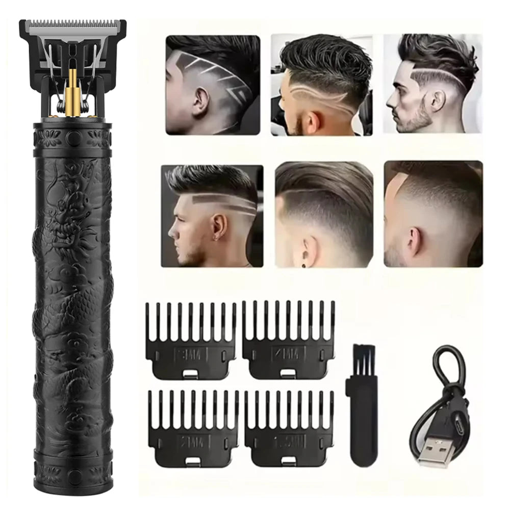 Tagliacapelli Nuova macchina da taglio professionale Rasoio elettrico Tagliacapelli con display LCD Tagliacapelli da uomo